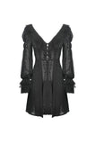 Gothic princess frilly bead button up thin coat JW221