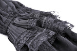 Gothic princess frilly bead button up thin coat JW221