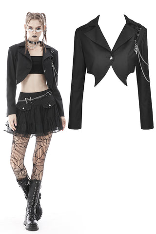 Devil magic sexy crop jacket  JW232