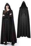 Punk warrior hooded long coat JW239