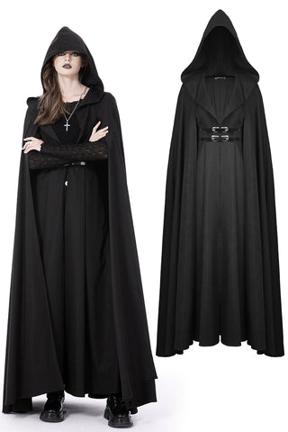 Punk warrior hooded long coat JW239