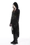 Punk decadent ripped long jacket JW241