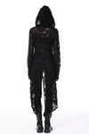 Punk decadent ripped long jacket JW241