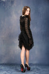 Multi-wear long dark skirt KW056 - Gothlolibeauty
