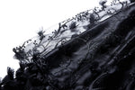 Gothic long skirt with budding flowers lace KW093 - Gothlolibeauty