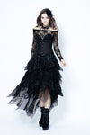 Halloween costumes Punk messy mesh and lace skirt KW106 - Gothlolibeauty