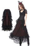 Gothic eleglant court skirt (price no incl. petticoat) KW123RD - Gothlolibeauty