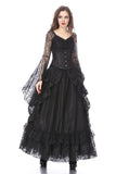Gothic eleglant court skirt (price no incl. petticoat) KW123BK - Gothlolibeauty