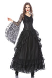 Gothic eleglant court skirt (price no incl. petticoat) KW123BK - Gothlolibeauty