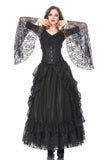 Gothic eleglant court skirt (price no incl. petticoat) KW123BK - Gothlolibeauty