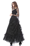 Gothic eleglant court skirt (price no incl. petticoat) KW123BK - Gothlolibeauty