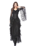 Gothic eleglant court skirt (price no incl. petticoat) KW123BK - Gothlolibeauty
