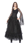 Gothic eleglant court skirt (price no incl. petticoat) KW123BK - Gothlolibeauty