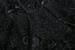 Punk disorderly flower and mesh skirt with irregular hem KW126 - Gothlolibeauty