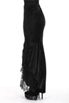 Gorgeous mermaid lacey velvet tight maxi skirt KW134 - Gothlolibeauty