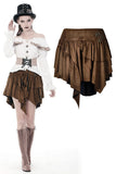Steampunk irregular short skirt KW163 - Gothlolibeauty