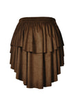 Steampunk irregular short skirt KW163 - Gothlolibeauty