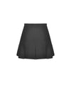 Punk metal chain decorative pleated mini skirt KW182