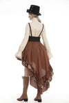 Steampunk frilly cocktail skirt KW185