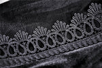 Gothic lolita velvet mesh splicing short skirt KW194