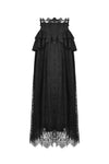 Gothic luxe court jacquard-lace empire waist skirt KW202