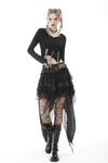 Punk magic high low lace skirt KW213