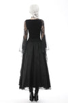 Gothic elegant frilly lace long skirt KW214