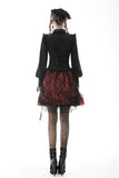 Women lace cover red sexy mini skirt  KW215