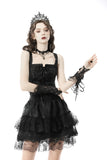 Gothic lolita frilly lace mini skirt KW220