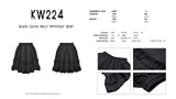 Black lolita frilly petticoat skirt KW224