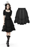 Black lolita frilly petticoat skirt KW224