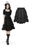 Black lolita frilly petticoat skirt KW224