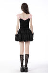 Black dolly frilly mini petticoat  KW240BK