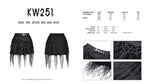 Rebel girl spider web mini skirt  KW251