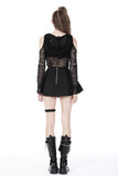 Rebel rock cross bag pleated skirt KW255