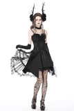 Gothic luxe court mesh tunic skirt KW262