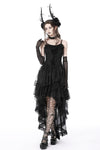 Gothic chiffon high low petticoat KW263