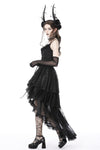 Gothic chiffon high low petticoat KW263