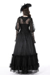 Gothic vintage court maxi skirt KW264