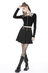 Punk rock pleated skirt KW267