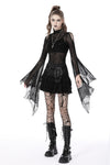 Gothic ghost lace frilly skirt KW271