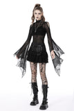 Gothic ghost lace frilly skirt KW271