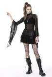 Gothic ghost lace frilly skirt KW271