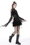 Gothic ghost lace frilly skirt KW271