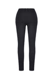 Women gothic punk victorian tight trousers with flower PW089 - Gothlolibeauty