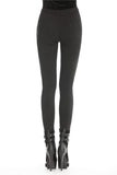 Women gothic punk victorian tight trousers with flower PW089 - Gothlolibeauty