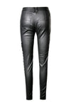 Punk sexy hollow thigh asymmetrical PU trousers PW096 - Gothlolibeauty