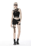 Punk bandage thigh irregular shorts PW103 - Gothlolibeauty