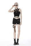 Punk bandage thigh irregular shorts PW103 - Gothlolibeauty