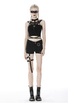 Punk bandage thigh irregular shorts PW103 - Gothlolibeauty